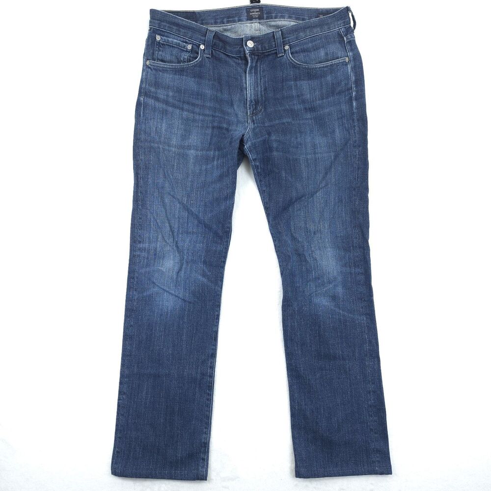 Citizens of Humanity Sid Regular Straight Jeans Men's 34x30 (36x30) Dark Wash